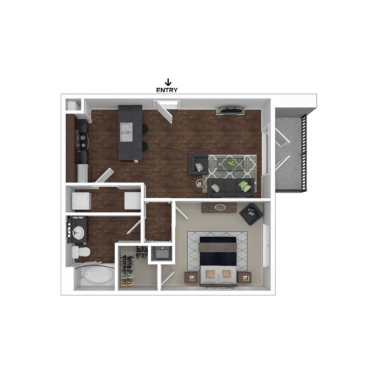 A1 floor plan - Madison at Westinghouse Apartments in Georgetown, TX