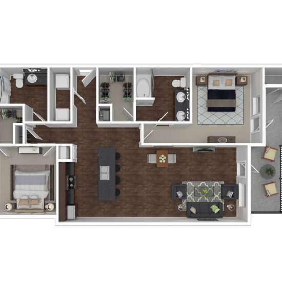 B2 floor plan - Madison at Westinghouse Apartments in Georgetown, TX