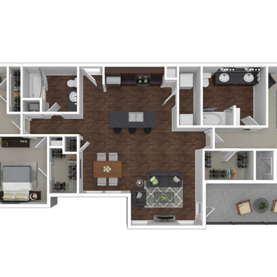 C1 floor plan - Madison at Westinghouse Apartments in Georgetown, TX