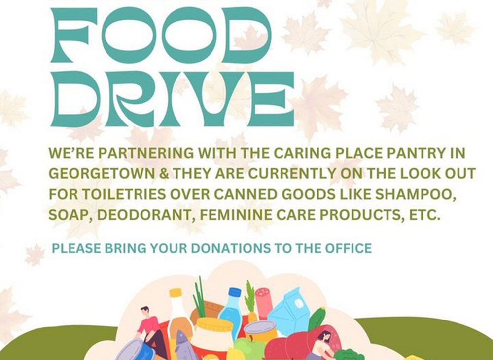fall food drive at madison