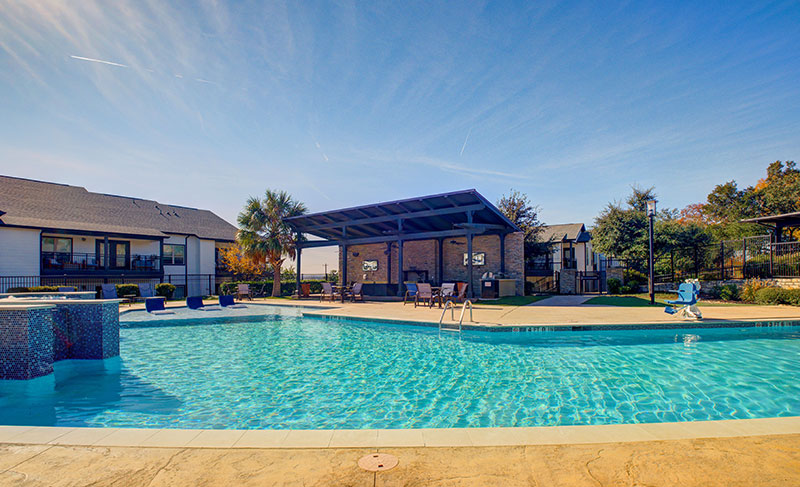 Gorgeous outdoor pool - Madison at Westinghouse Apartments in Georgetown, TX