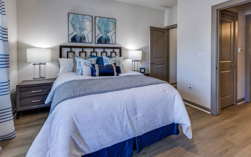 Bright and vibrant Bedroom at our Georgetown Apartments - Madison at Westinghouse