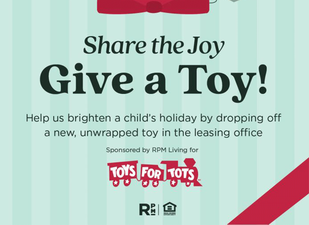 Toys for Tots Donation at Madison at Westinghouse